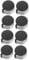 Hemobllo Sets Round Knob Gas Cooktop Handle Belling Cooker Knobs Stove Replacements Zinc Alloy Range Median Degree Pcs