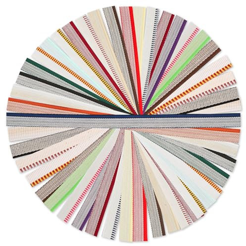 24pcs Bandeau de Reliure de Livre, 30x1,3cm Bandes d'Extrémité de Reliure Tissu de Reliure de Livre Kit de Reliure Livre pour Débutants Décoration de Reliure de Livre (24 Couleurs)