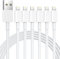 iPhone Ladekabel, Lightning Kabel, [Apple MFi Certified] 6er Pack 1/1/2/2/2/3M iPhone 14 Original Kabel für iPhone 13/12/11/11 Pro/XS Max/XR/X/8/7P/6s/6/5S/5/SE, iPad Air und Mehr