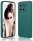 DESSEN Funda para Huawei Honor X8 5G / X6 / Honor 70 Lite Capa - Líquida Silicona Carcasa Antigolpes Protector Móvil Case Cover Suave Delgada Bumper con Forro de Microfibra Antiarañazos, Verde Oscuro