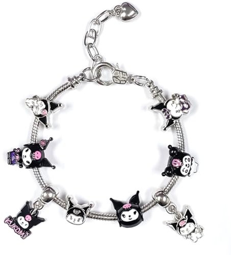 PQKL-party Pulseras Kuromi, Kuromi Pulseras Niña, Kuromi Pulsera Amistad, Kuromi Joyería, Kuromi Regalos Niña Kuromi Accesorios para Mejor Amiga,Regalo Cumpleaños Navidad Aniversário