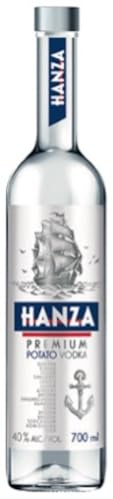 Torunska Hansa Premium Kartoffel Vodka – 0,7l Flasche mit 40% Vol.
