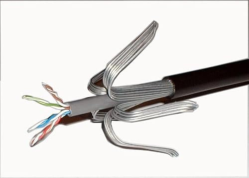 50m Reel SWA CAT5e 4 Pair UTP Cable - Steel Wire Armoured Direct Burial