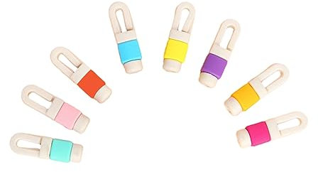 Artibetter 8pcs Data Cable Protective Cover Headphone Cord Keeper Cord Wire Organizer Random Color