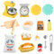 Miniatur Wichtel Zubehör Backen, Wichtel Zubehör Backen, Miniatur Wichtel Zubehör, 1:12 Miniatur Backzubehör, Miniatur Puppenhaus Zubehör Küche, DIY küche Backset, für Puppenhausdekoration