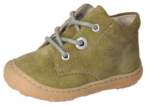 RICOSTA Mädchen Schnürhalbschuhe DOTS, Kinder Lauflernschuhe, Weite: MITTEL, lose Einlage, schnürstiefel, Booties, Leder, assenzio (250), 25 EU