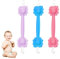 DLPRK 3 pezzi Nasenreiniger Baby, Igienico, Adatto per Casa e Viaggi, Silicone Orange Booger Remover Stick di Rimozione del Cerume, Uso Sicuro per la Cura del Neonato, Orecchie Bambini, Ear Cleaner