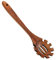 Cuillère à spaghetti en bois, cuillère à spaghetti, 32,6 cm, ustensiles de service à pâtes à suspendre à la main, cuillère à spaghetti en bois, louche à pâtes avec dents pour la cuisine