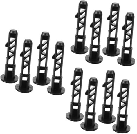 Healifty 12pcs Garbage Can Pin Latch Trash Can Lid Lock for Wheelie Bins Easy Install Lid Latch for Waste Bin