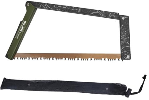 Generic Scie pliante avec sac de rangement multifonction pour le camping - Pour bois - Vert