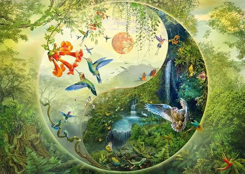 Schmidt 58595 Im Wald der Kolibris, Silvia Christoph, 1000 Teile Puzzle