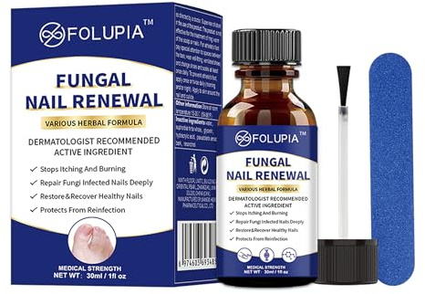 Fungal Nail Treatment for Toenail Extra Strong, Formula for Toenail and Fingernail, Including Brushes and Nail Files