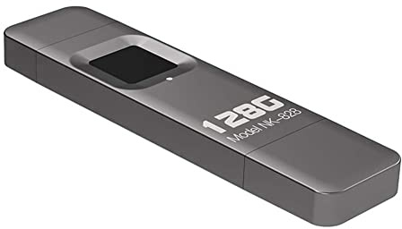 Wadakada 1 PCS Fingerabdruck-Verschlüsselter U-Disk-Mobiltelefon-Computer-Hochgeschwindigkeitsübertragungs-Flash-Speicher 128G für /