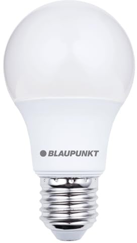 Blaupunkt E27 LED Glühbirne A60 Matt – 9W (entspricht 80W), 900 Lumen, 6000K Kaltweiß, Nicht-Dimmbar, Augenfreundlich & Flimmerfrei – Energiesparende Beleuchtung für Zuhause – Einzelpackung