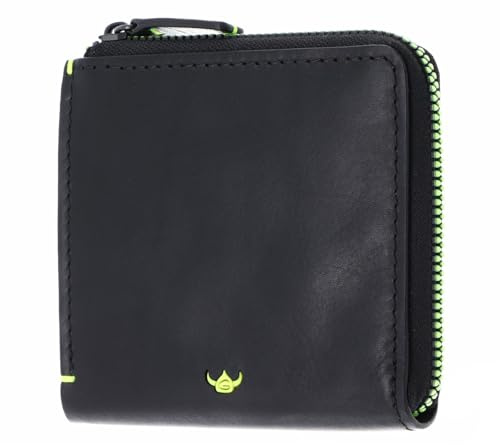 Golden Head Leder Geldbörse Neon RFID Protect RV-Börse 3318 Schwarz