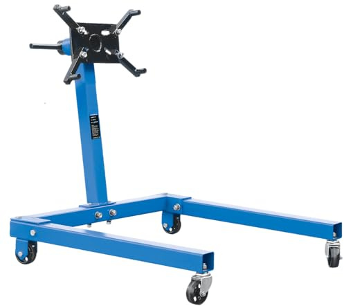 SW-Stahl 20302L Motorständer - Motorhalter XL bis 570 kg Traglast | Robuste Werkstattausrüstung für Motorreparaturen - stabile XL Ausführung - universell einsetzbarer Montagebock