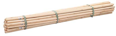 Dapetz ® Dia 30 Pieces Broom Handles 5' X 1-1/8 Inches Box Of 30 Suitable For Larger Broom Heads Wooden Broom Handles For Floor Mop Handle