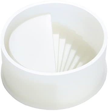 VOANZO 3D DIY Molde de Maceta casera Estilo nórdico Escaleras Forma Molde de Silicona para suculentas Cactus Moss Molde de Arcilla de Cemento de hormigón