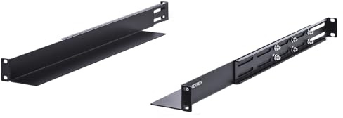 RackPath Riel para Rack 19 Pulgadas de Servidor de 4 Postes 1U, Profundidad Ajustable de 20.2-32 Pulgadas, Capacidad de 110 Libras
