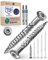 Vis de terrasse 5x40 acier inoxydable V2A Vis Torx 5mm d'épaisseur 1000 vis à bois Torx 40mm de long vis en acier inoxydable durci y compris 2x embouts Torx