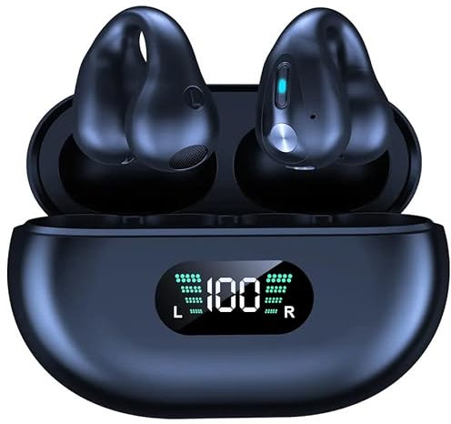Kabellose Ohrhörer | Bluetooth 5.3 wasserdichte Kopfhörer | CVC8.0 In Ear ENC Noise Cancelling Mic | 36H Spielzeit | TWS HiFi Stereo Ohrhörer für Sportliebhaber | IPX5 Wasserdicht & LED-Display