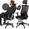 VALKENSTOL M3 Klassik Bürostuhl Ergonomisch Testsieger mit verstellbaren Armlehnen | Schreibtischstuhl mit Lendenwirbelstütze Rückenschonend | PC Stuhl mit Kopfstütze| Computerstuhl Home Office Chair