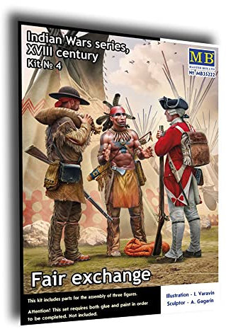 Master Box 35222 1/35 Indian Wars Serie, XVIII Century. Kit Nr. 4 Fair Exchange