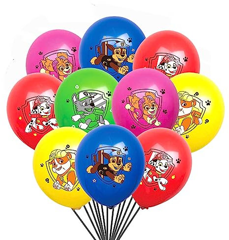 20Pcs Dog Balloons Theme Birthday Party Decorations Party Latex Balloons For Kids Boys Girls Birthday Party Decoration