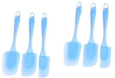 Zerodeko Juego De 6 Espátulas De Crema Para Mezclar Pasteles Espátula Para Esparcir Glaseado Espátula Para Mezclar Espátula Para Mantequilla Espátula Para Hornear Espátula Para