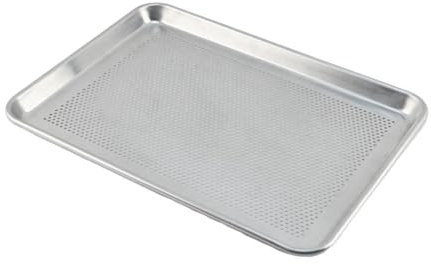 JISADER Teglia per Pizza in Alluminio Forato, teglia per Pizza, teglia da Forno, teglia per Biscotti, per Feste, ristoranti, cotture al Forno, torrefazione, 60x40 cm