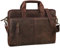 STILORD 'Raihn' Leder Umhängetasche Herren 13.3-14 Zoll Laptop-Tasche für Arbeit Reisen Business Tasche Schmal Laptophülle aus Echtleder, Farbe:zamora - braun