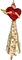 Engel groß Weihnachten Baumschmuck Figur Deko Hänger Christbaumschmuck Ornament 15 cm (Creme-Gold mit Herz)