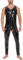 Generisch Schwarz,3XL, Männer Sexy Spiegel Lackleder Catsuit Freizeit Reißverschluss Datei Öffnen Overall Nachtclub DS Bühne Kleidung