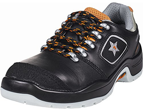 ruNNex Sicherheitsschuhe S3 Arbeitsschuhe mit Alu-Kappe, baugeeignet, 40, schwarz, 5307