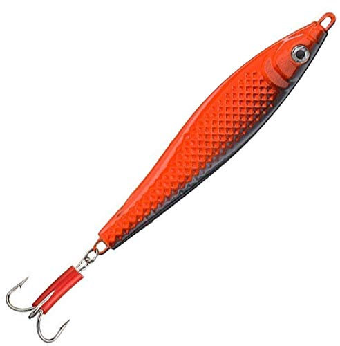 Angel-Berger Pilker Meeresköder Norwegen Dorschangeln Pilk Ostsee (schwarz rot, 150g)
