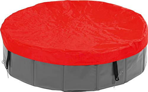 Karlie 31809 Copertura per Piscina da Cani, 160 Cm, Rosso