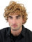 Wig Me Up - Adone- Parrucca Da Uomo, Lunghezza Media, Capelli Scompigliati Ricci, Giovanile, Biondo Scuro,Biondo, Gfw963-19