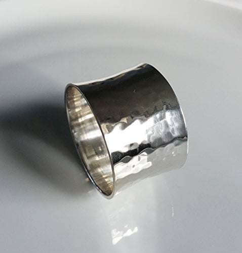 Sander Serviettenring Arigato aus Metall 5cm Ø gehämmerte Optik