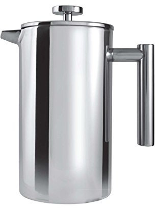Café Olé CFD-12 Stainless Steel Cafetiere, Mirror, 12 Cup