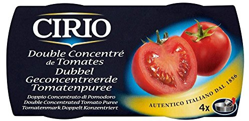 Cirio Individual Pots of Tomato Puree 4 x 70g - Pack of 2