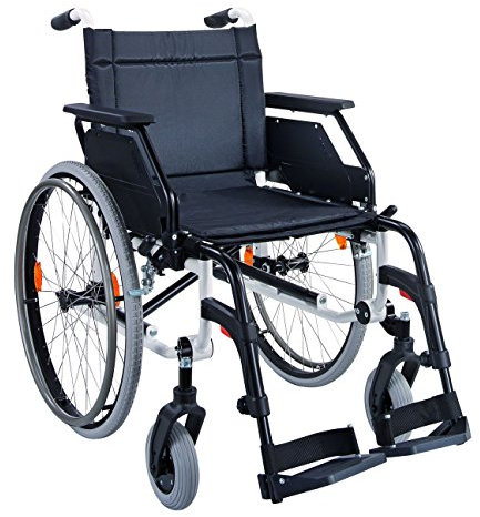 Rollstuhl faltbar und leicht Modell CANEO E 39 – 42 – 45 – 48 – 51 cm