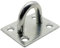 Large 60mm Staple Eye Plate - Heavy Duty Boat Mooring Ring Rope/Chain