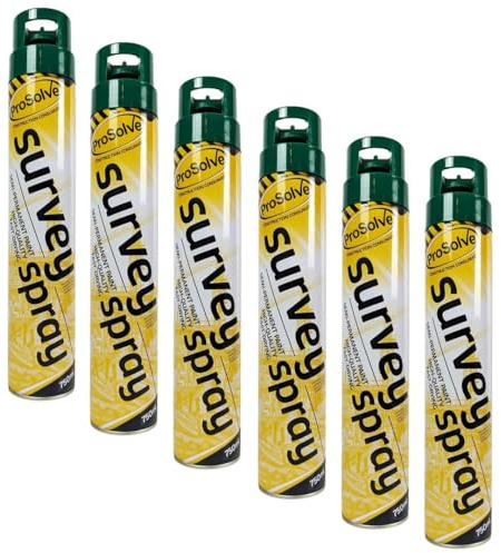 PDL – Pegdev - GREEN SURVEY LINE MARKER AEROSOL SPRAY | Highly Pigmented, Hard-Wearing Paint for Car Parks, Fields, Roads, and More. (6)