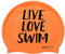BUDDYSWIM Ohne Genre 25087 Silikonmütze, orange, Einheitsgröße