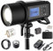 Godox AD400 Pro All-in-One Outdoor-Stroboskop-Blitz mit 400 Ws Leistung, 21,6 V/2600 mAh Lithium-Akku bietet 390 Full Power Pops, kompatibel mit Canon, Nikon, Sony, Olympus, Fujifilm DSLRs