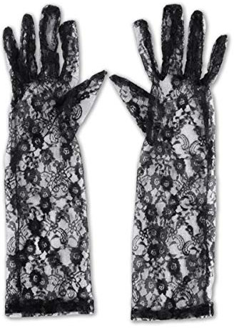 kaiser24 Damen Spitzenhandschuhe schwarz (3295006)