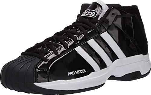 adidas Unisex Pro Model 2G Sneaker, Schwarz/Weiß/Schwarz, 48 EU
