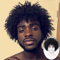 Becus Afro Perücken für Männer 100% Brasilianische Afro Kinky Echthaar Perücke Herren Perücke echtes Haar Kurze lockige gewellte Afro Perücken flauschige abgewinkelte Perücke für Männer