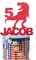 EDSG Personalised Dragon Cake Topper for Boy | Multicolour Glitter Topper for 1st, 3rd, 5th, 7th, 9th, 13th Birthdays (Red)