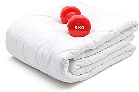 LGL Haushaltswaren Premium Gewichtsdecke mit Glasperlen Schwerkraftdecke 8kg Bettdecke schwere Decke Schlafgutdecke für Erwachsene